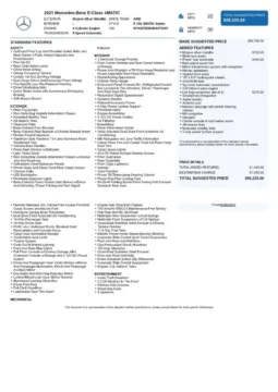 Another view of 2021 Mercedes-Benz E-Class E 350 for sale in Gurnee, IL at CarWise Gurnee