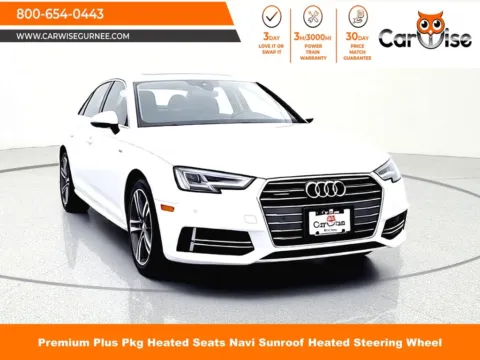 White 2017 Audi A4 2.0T Premium Plus for sale in Gurnee, IL