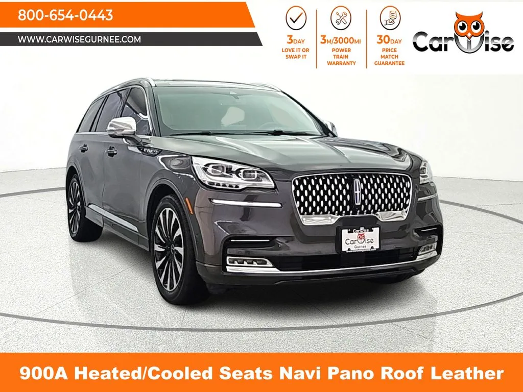 Gray 2020 Lincoln Aviator Plug-In Hybrid Black Label Grand Touring for sale in Gurnee, IL