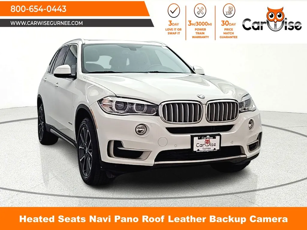 White 2018 BMW X5 xDrive35i for sale in Gurnee, IL