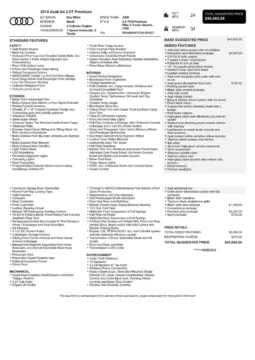 Another view of 2018 Audi A4 2.0T for sale in Gurnee, IL at CarWise Gurnee