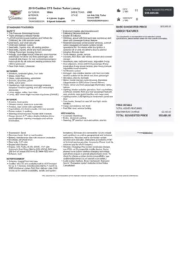 Another view of 2019 Cadillac CTS 2.0L Turbo Luxury for sale in Gurnee, IL at CarWise Gurnee