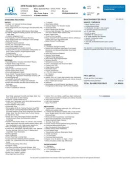 Another view of 2018 Honda Odyssey EX for sale in Gurnee, IL at CarWise Gurnee