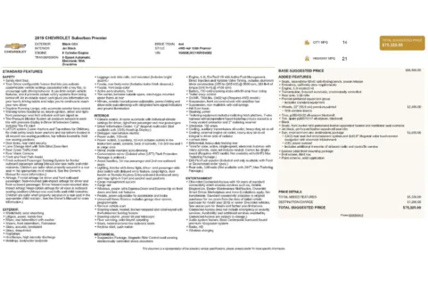 Another view of 2019 Chevrolet Suburban Premier for sale in Gurnee, IL at CarWise Gurnee