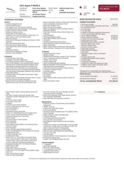 Another view of 2018 Jaguar F-PACE S for sale in Gurnee, IL at CarWise Gurnee