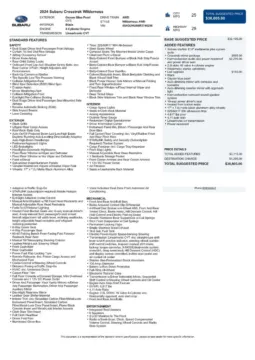 Another view of 2024 Subaru Crosstrek Wilderness for sale in Gurnee, IL at CarWise Gurnee