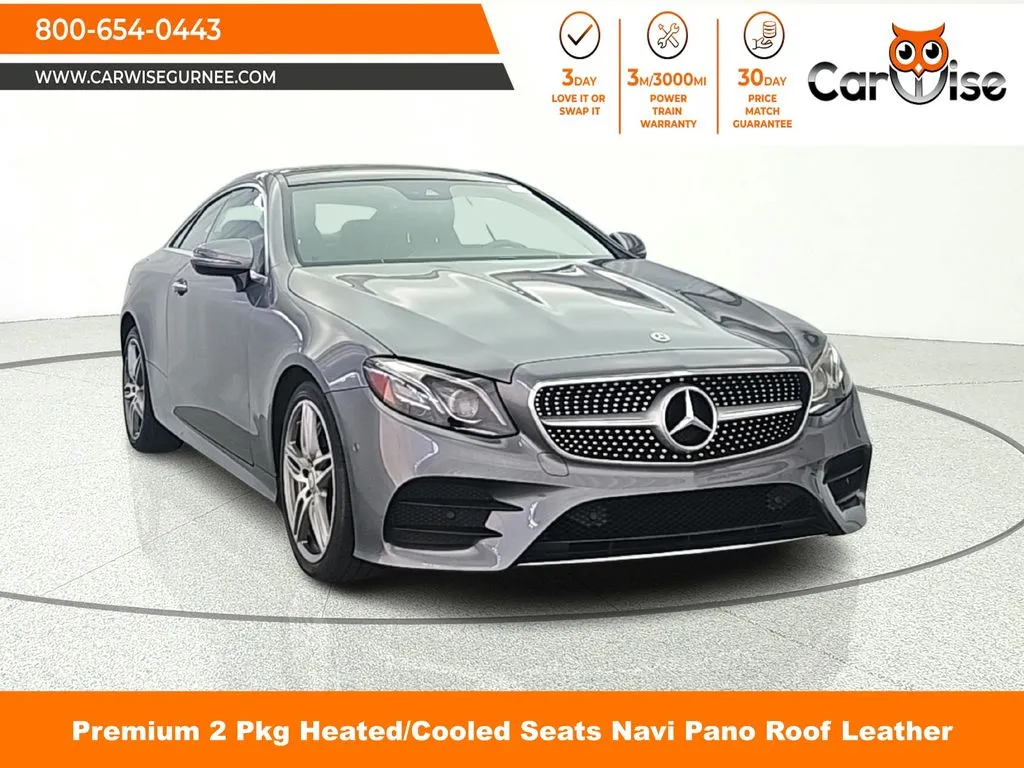 Gray 2018 Mercedes-Benz E-Class E 400 for sale in Gurnee, IL