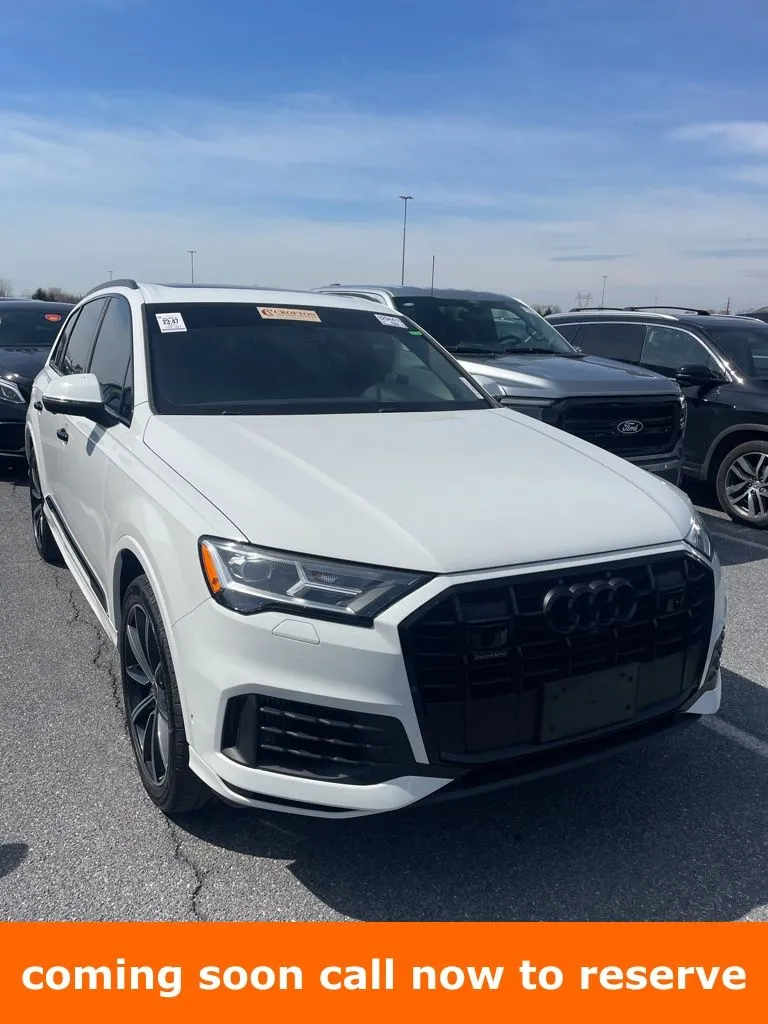 White 2021 Audi Q7 55 Premium Plus for sale in Gurnee, IL