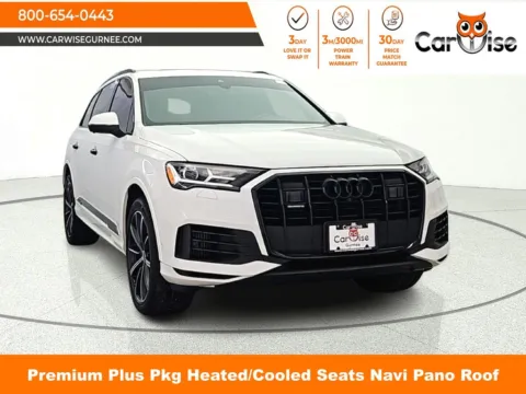 White 2021 Audi Q7 55 Premium Plus for sale in Gurnee, IL