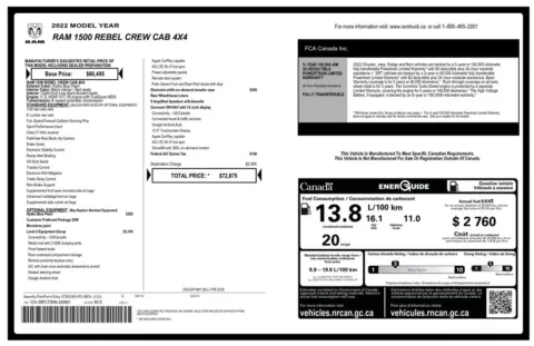 Another view of 2022 Ram 1500 Rebel for sale in Gurnee, IL at CarWise Gurnee