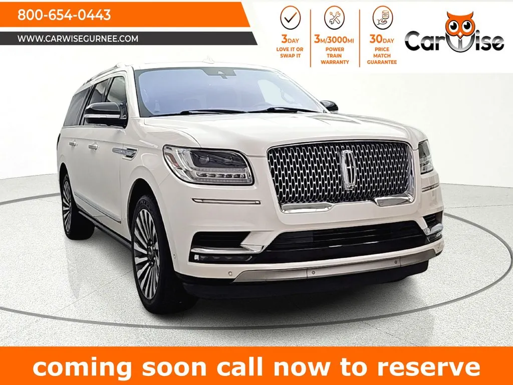 White 2018 Lincoln Navigator L Reserve for sale in Gurnee, IL
