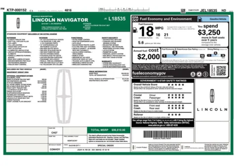 Another view of 2018 Lincoln Navigator L Reserve for sale in Gurnee, IL at CarWise Gurnee