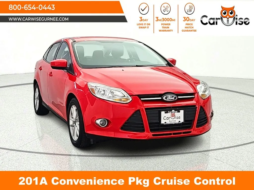 Red 2012 Ford Focus SE for sale in Gurnee, IL