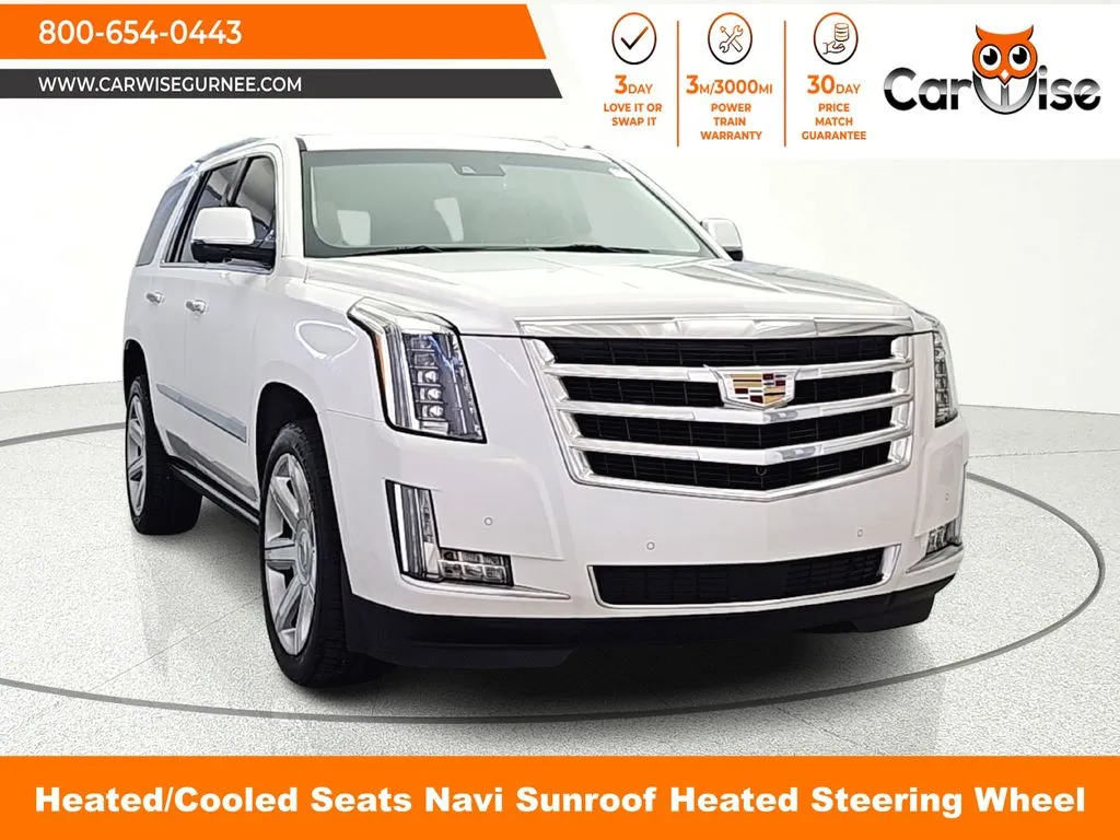 White 2016 Cadillac Escalade Premium for sale in Gurnee, IL