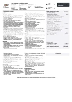 Another view of 2017 Cadillac Escalade Luxury for sale in Gurnee, IL at CarWise Gurnee