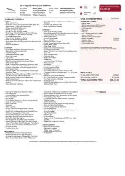 Another view of 2019 Jaguar F-PACE 25t Premium for sale in Gurnee, IL at CarWise Gurnee