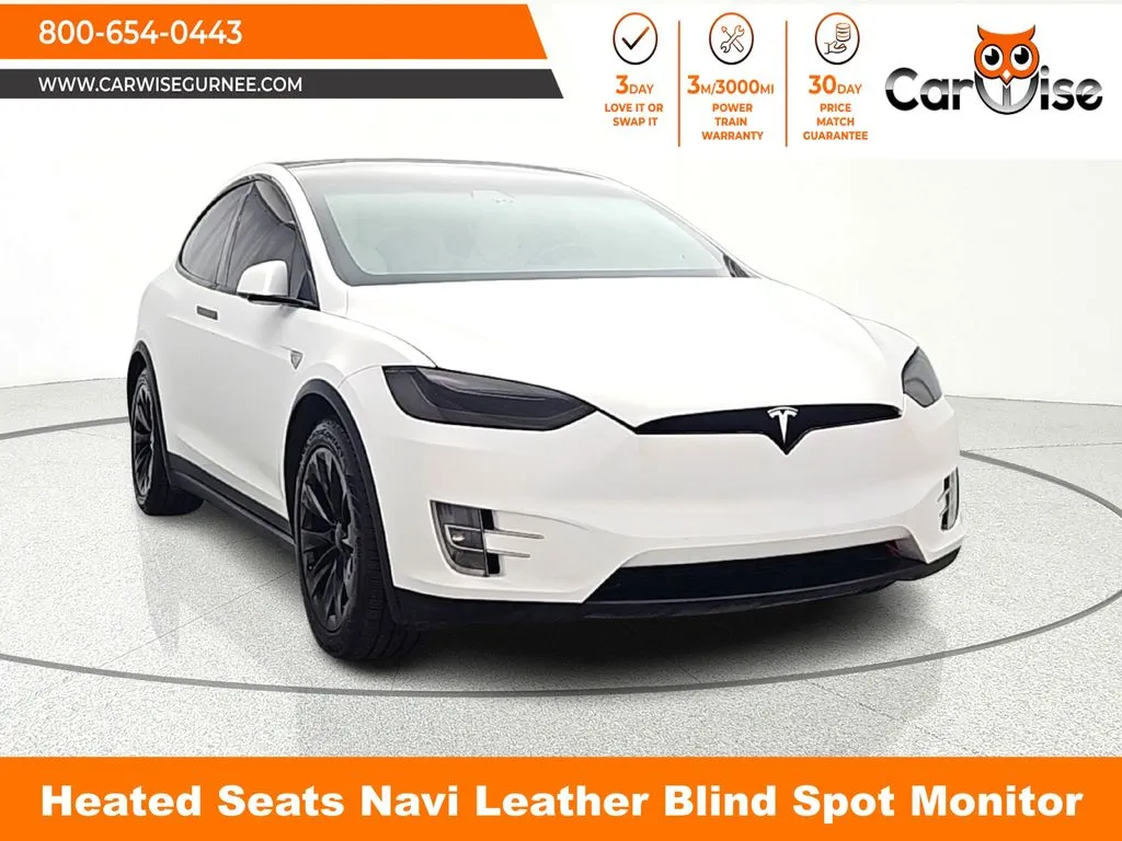 Blue 2017 Tesla Model X 75D for sale in Gurnee, IL