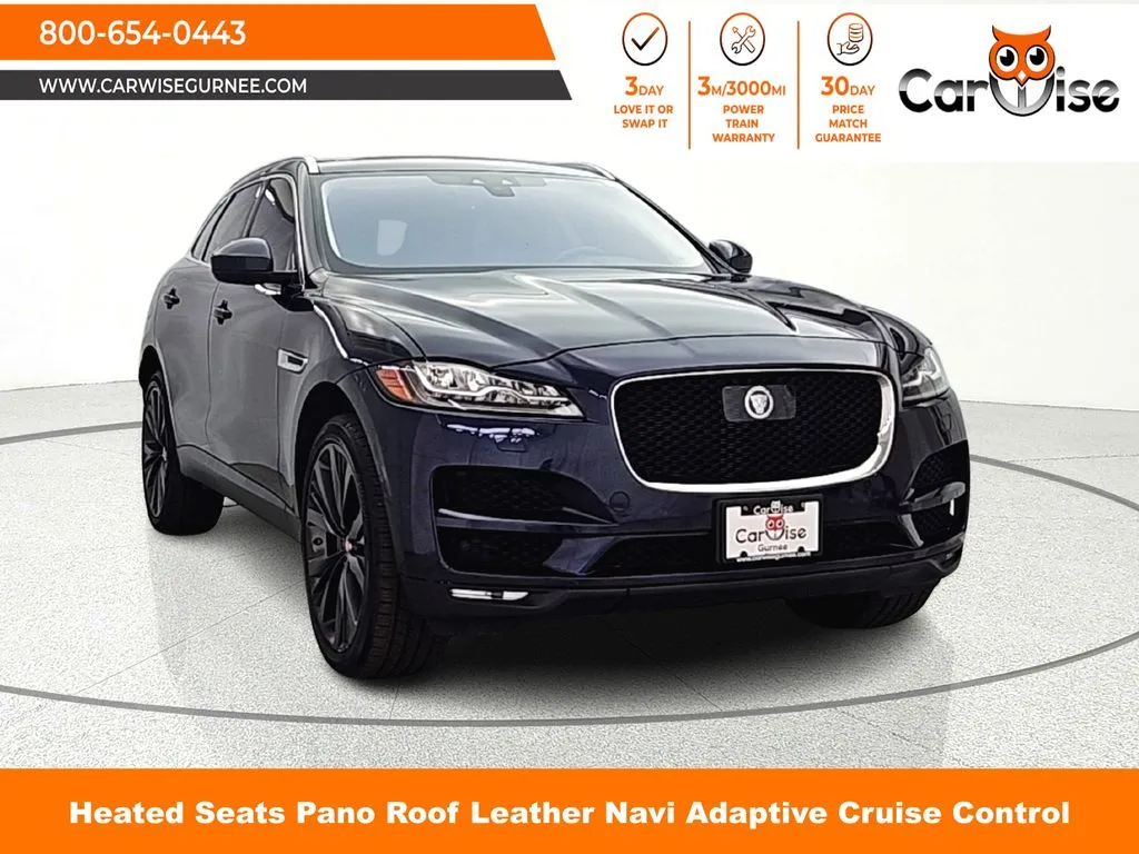 Gray 2019 Jaguar F-PACE 30t Portfolio for sale in Gurnee, IL