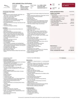 Another view of 2019 Jaguar F-PACE 30t Portfolio for sale in Gurnee, IL at CarWise Gurnee