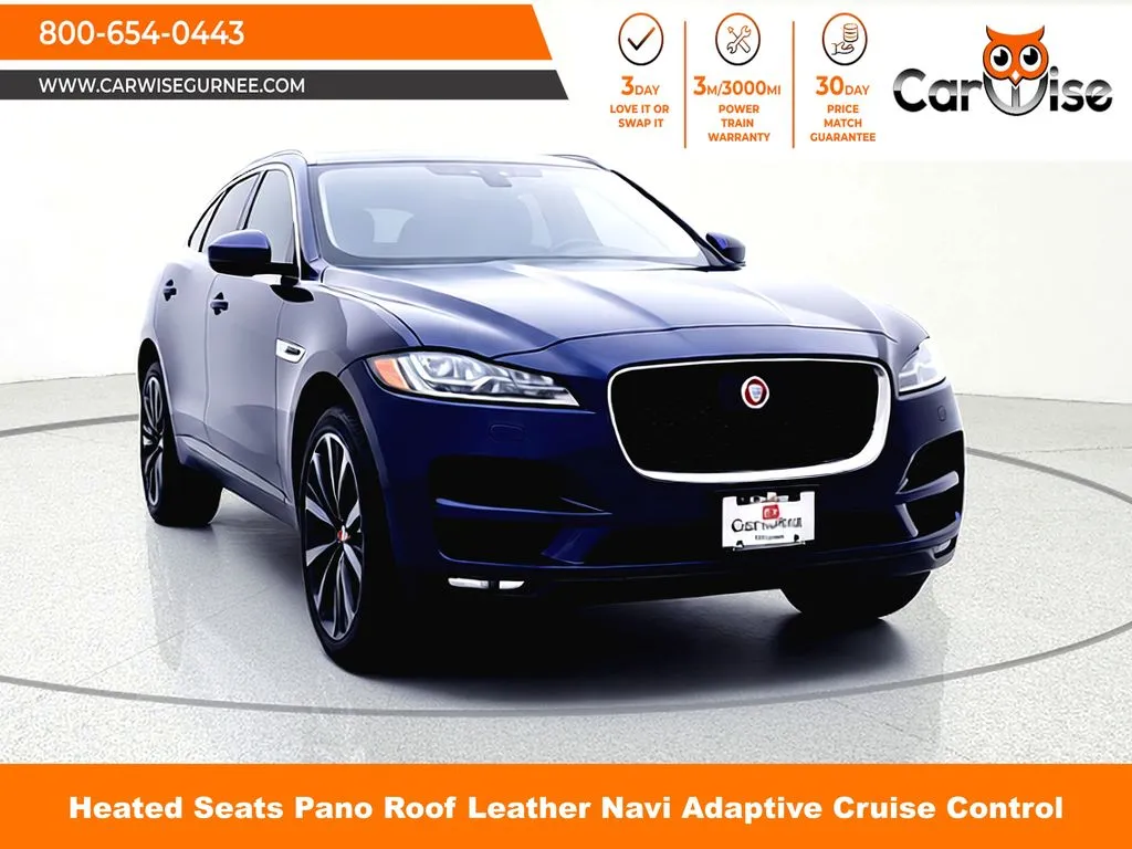 Gray 2019 Jaguar F-PACE 30t Portfolio for sale in Gurnee, IL