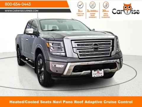 Gray 2021 Nissan Titan Platinum Reserve for sale in Gurnee, IL