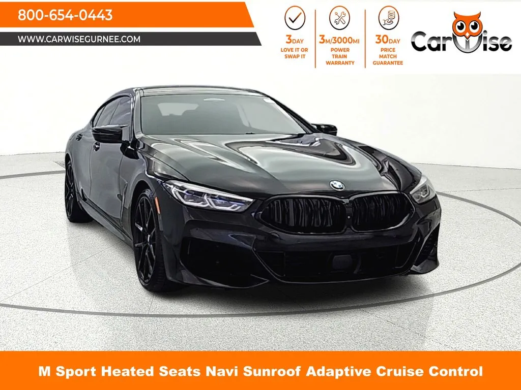 Black 2022 BMW 8 Series 840 for sale in Gurnee, IL