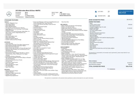 Another view of 2018 Mercedes-Benz E-Class E 300 for sale in Gurnee, IL at CarWise Gurnee