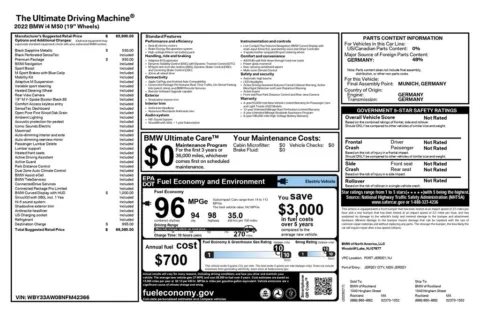 Another view of 2022 BMW i4 M50 for sale in Gurnee, IL at CarWise Gurnee