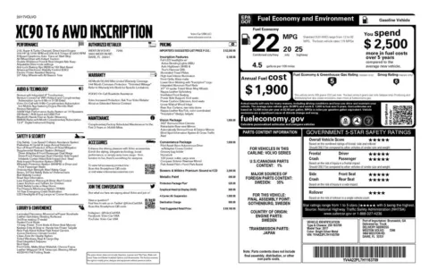 Another view of 2017 Volvo XC90 T6 Inscription for sale in Gurnee, IL at CarWise Gurnee
