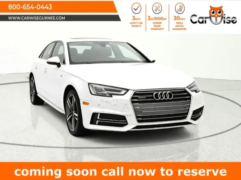 White 2018 Audi A4 2.0T Premium Plus for sale in Gurnee, IL