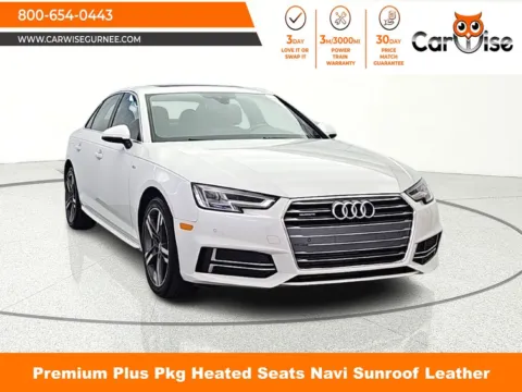 White 2018 Audi A4 2.0T Premium Plus for sale in Gurnee, IL