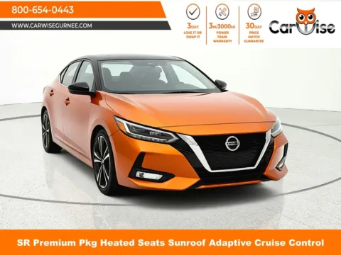 Orange 2021 Nissan Sentra SR for sale in Gurnee, IL