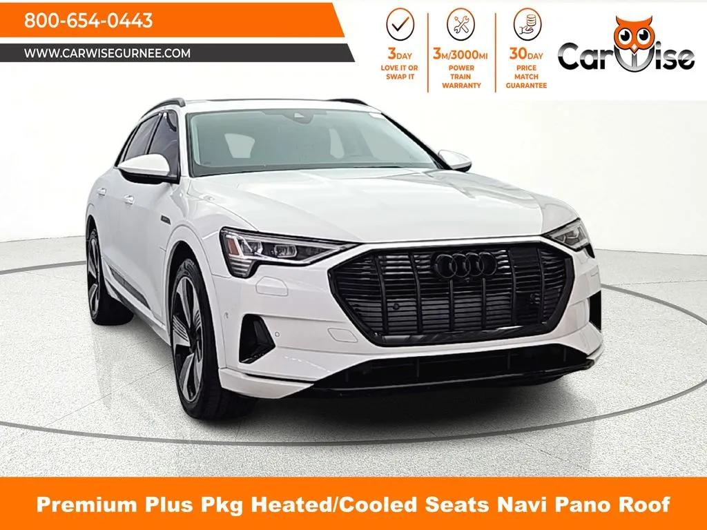 White 2022 Audi e-tron Premium Plus for sale in Gurnee, IL