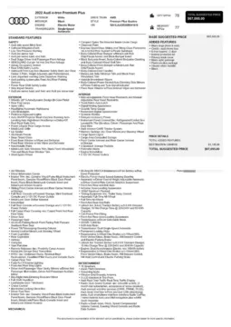 Another view of 2022 Audi e-tron Premium Plus for sale in Gurnee, IL at CarWise Gurnee