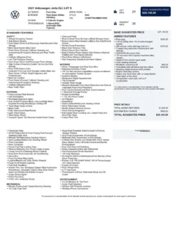 Another view of 2021 Volkswagen Jetta GLI 2.0T S for sale in Gurnee, IL at CarWise Gurnee