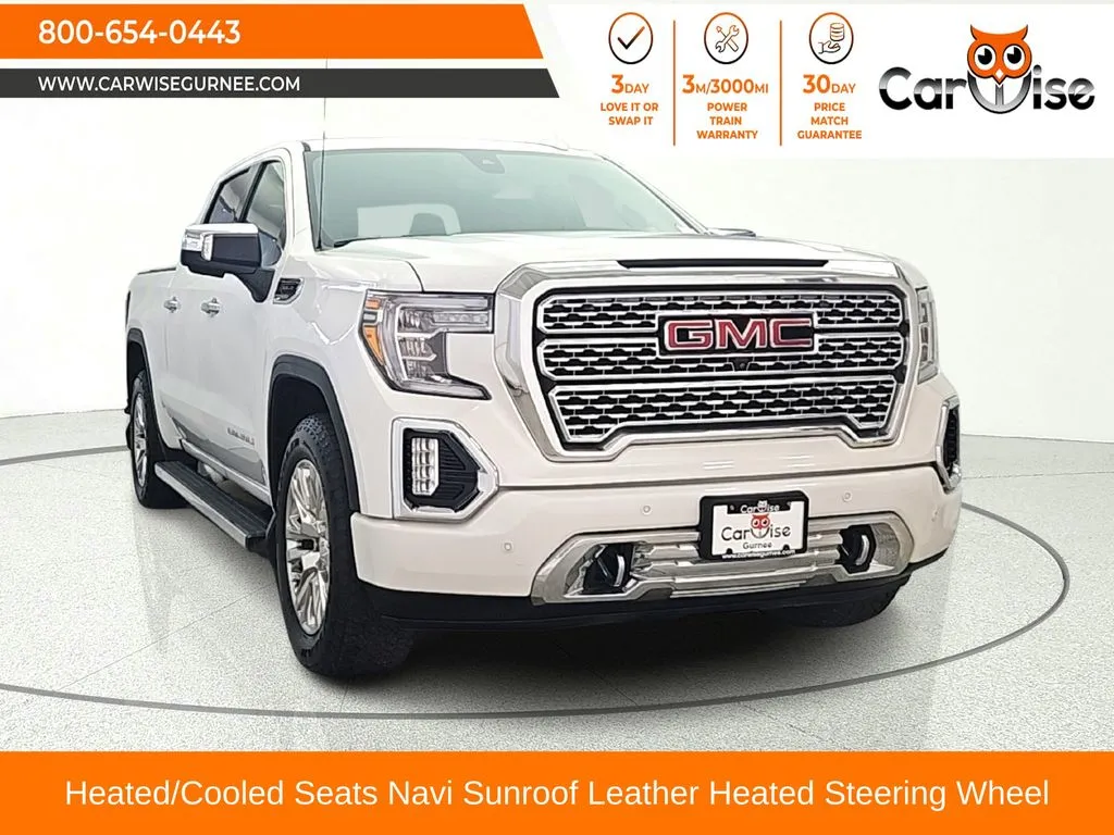 White 2019 GMC Sierra 1500 Denali for sale in Gurnee, IL
