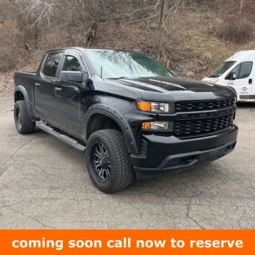 Black 2019 Chevrolet Silverado 1500 Custom for sale in Gurnee, IL