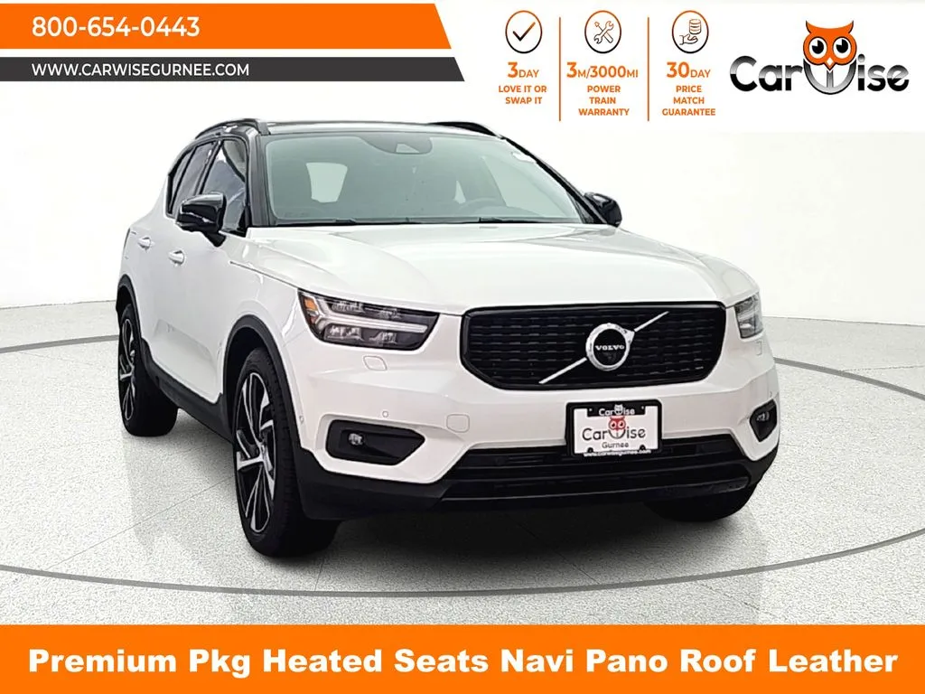White 2019 Volvo XC40 R-Design for sale in Gurnee, IL