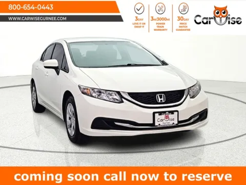 White 2015 Honda Civic LX for sale in Gurnee, IL