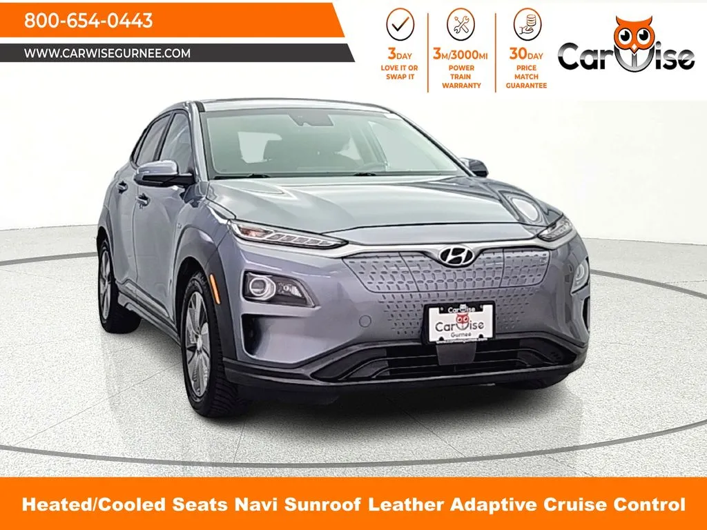 Gray 2020 Hyundai Kona Electric Ultimate for sale in Gurnee, IL