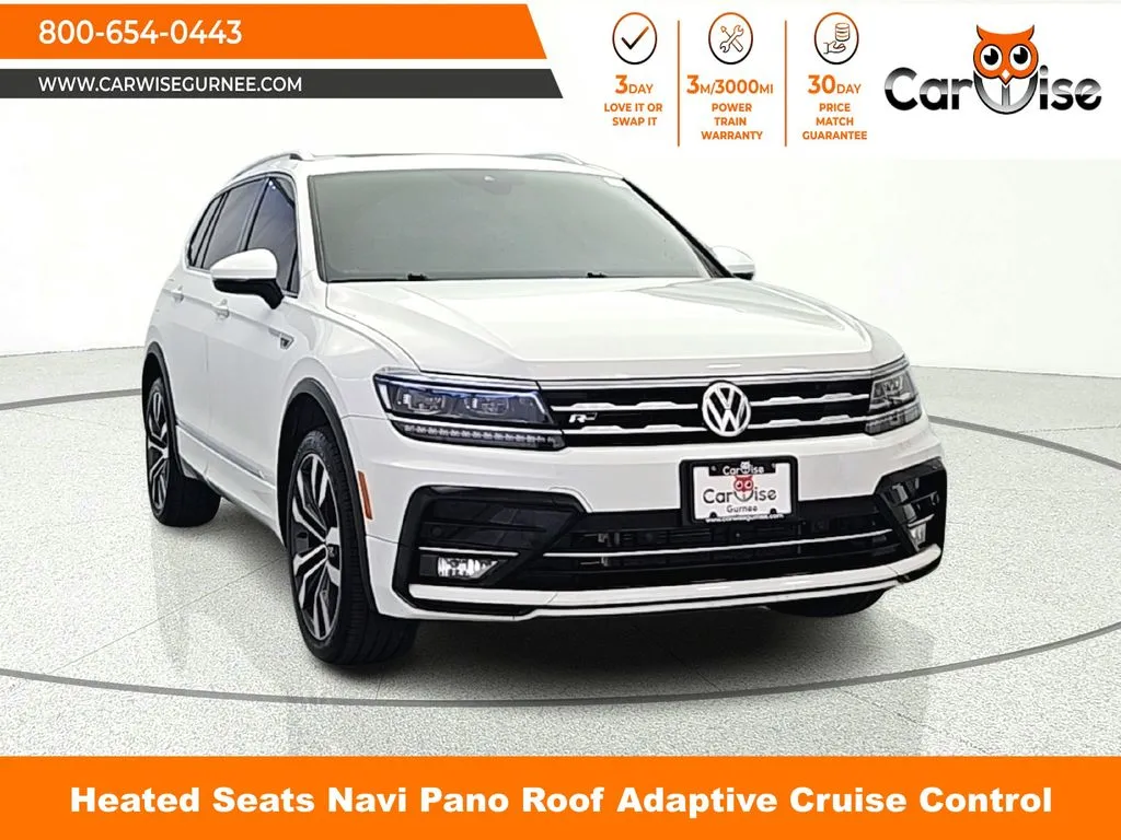 White 2021 Volkswagen Tiguan 2.0T SEL Premium R-Line for sale in Gurnee, IL