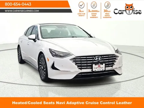 White 2020 Hyundai Sonata Hybrid Limited for sale in Gurnee, IL