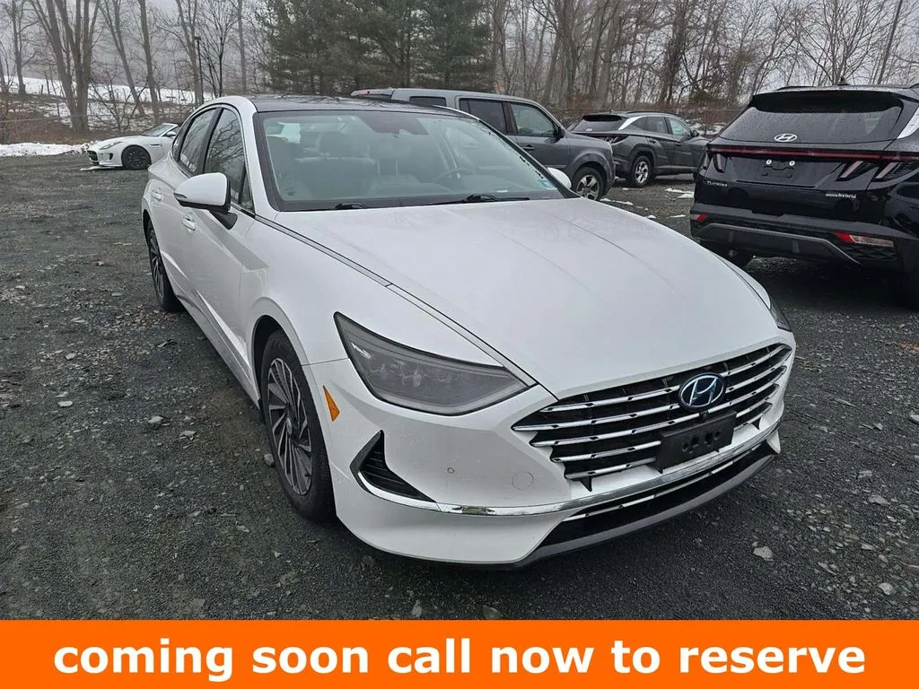 White 2020 Hyundai Sonata Hybrid Limited for sale in Gurnee, IL
