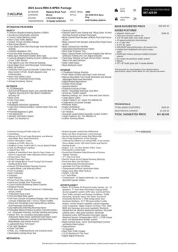 Another view of 2020 Acura RDX A-Spec Package for sale in Gurnee, IL at CarWise Gurnee