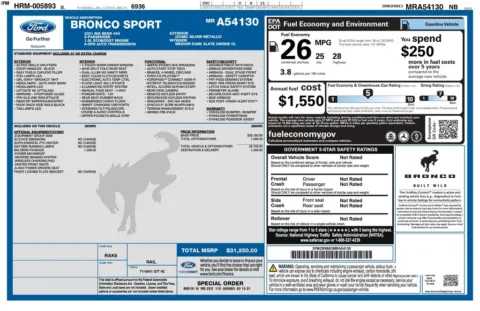 Another view of 2021 Ford Bronco Sport Big Bend for sale in Gurnee, IL at CarWise Gurnee