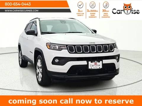White 2022 Jeep Compass Latitude Lux for sale in Gurnee, IL