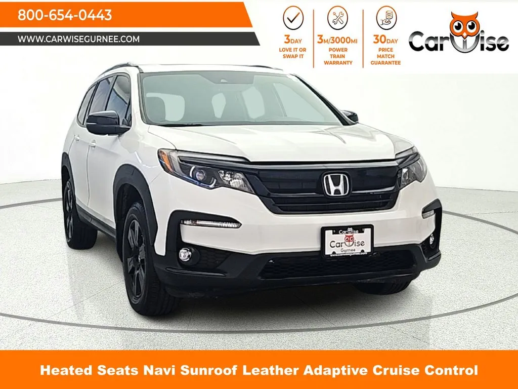 White 2022 Honda Pilot TrailSport for sale in Gurnee, IL