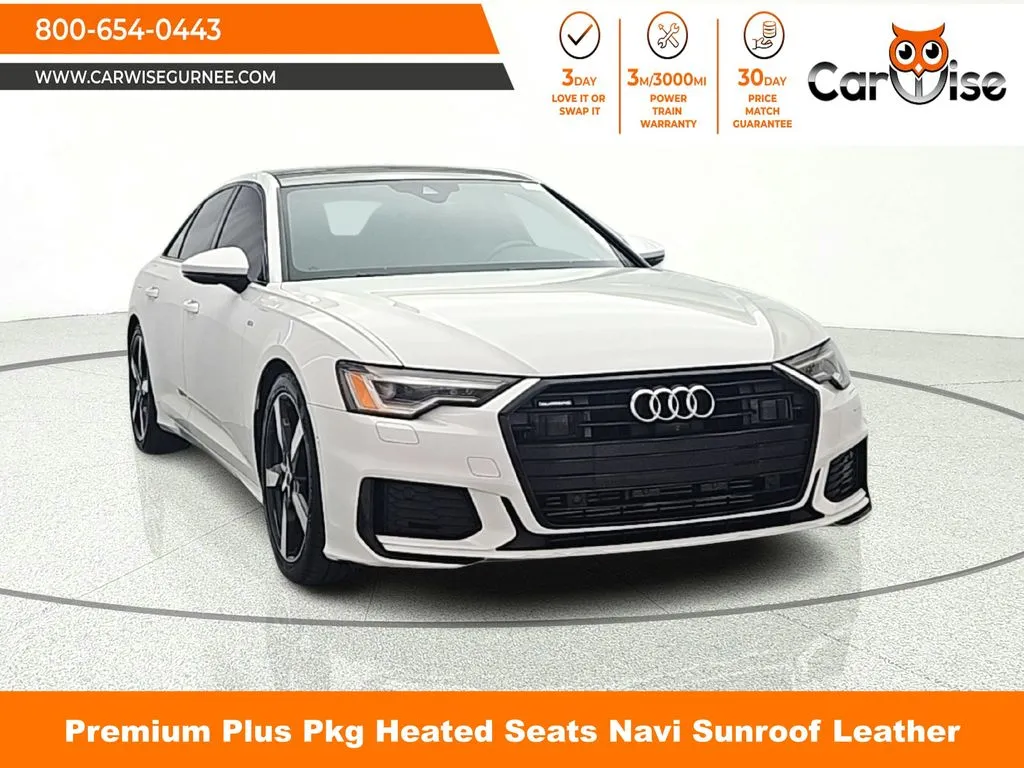 White 2020 Audi A6 3.0T Premium Plus for sale in Gurnee, IL