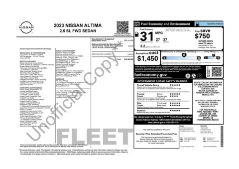 Another view of 2023 Nissan Altima 2.5 SL for sale in Gurnee, IL at CarWise Gurnee