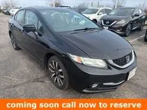 Black 2014 Honda Civic EX-L for sale in Gurnee, IL